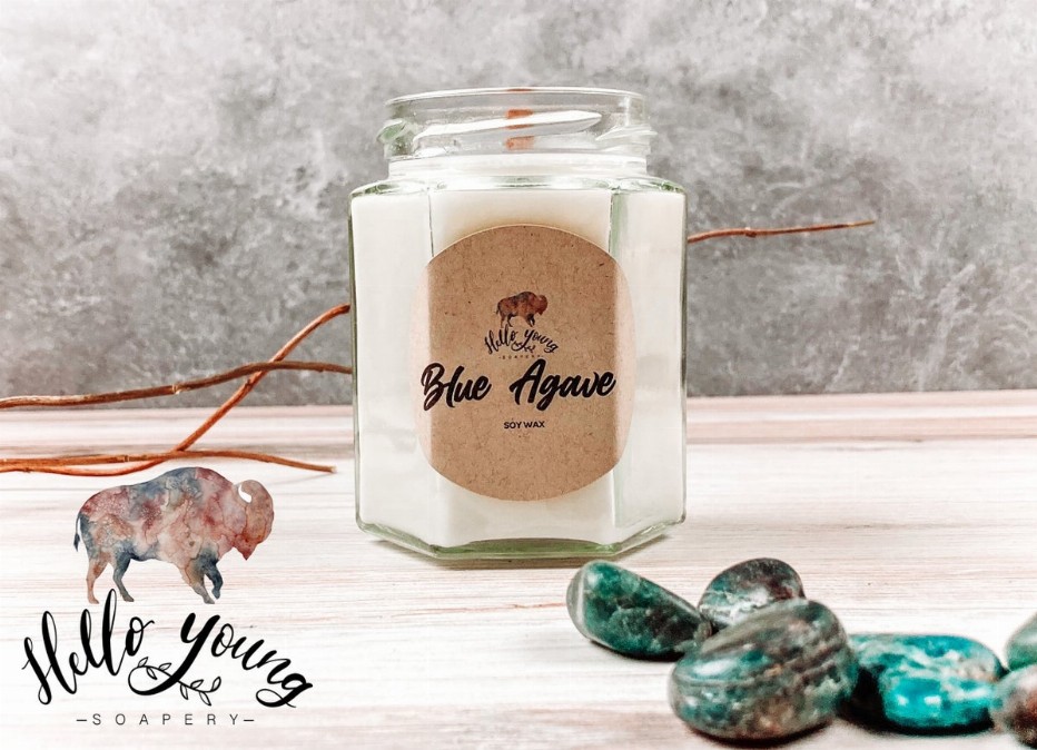 Blue Agave Candle