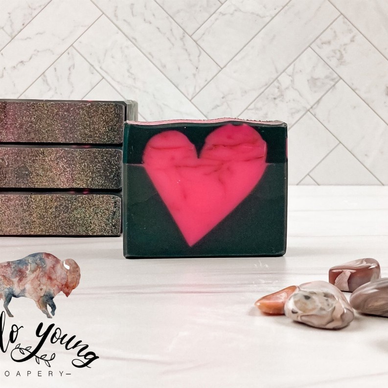 Glittery Love Artisan Soap