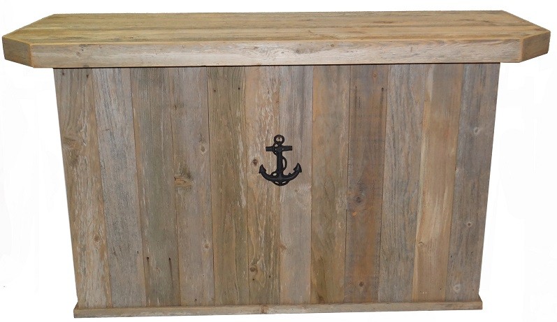 Double Bar with Anchor Black