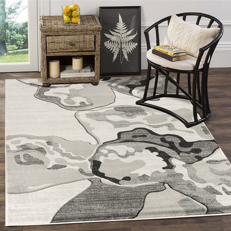 Abstract Hand-Carved Soft  Rug