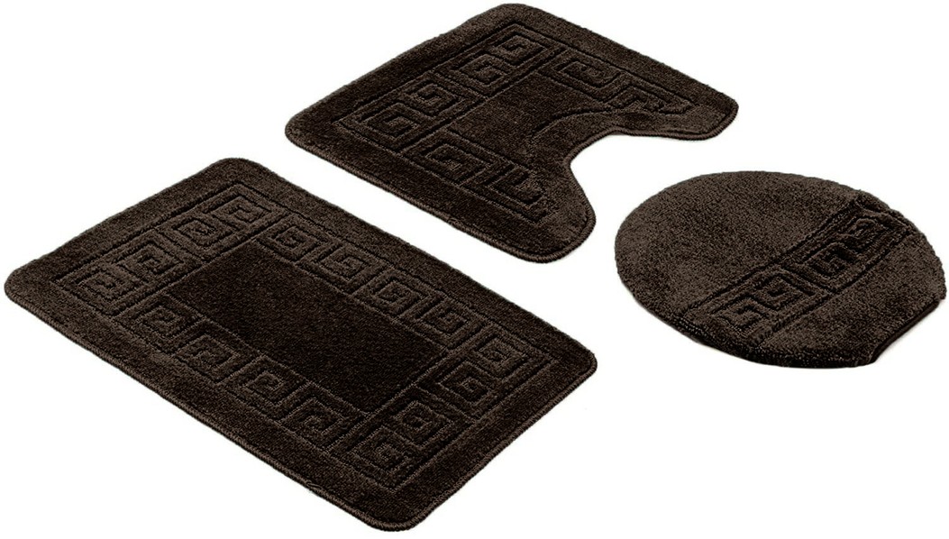 Bath Set Anti-Slip Bathroom Mat Rug