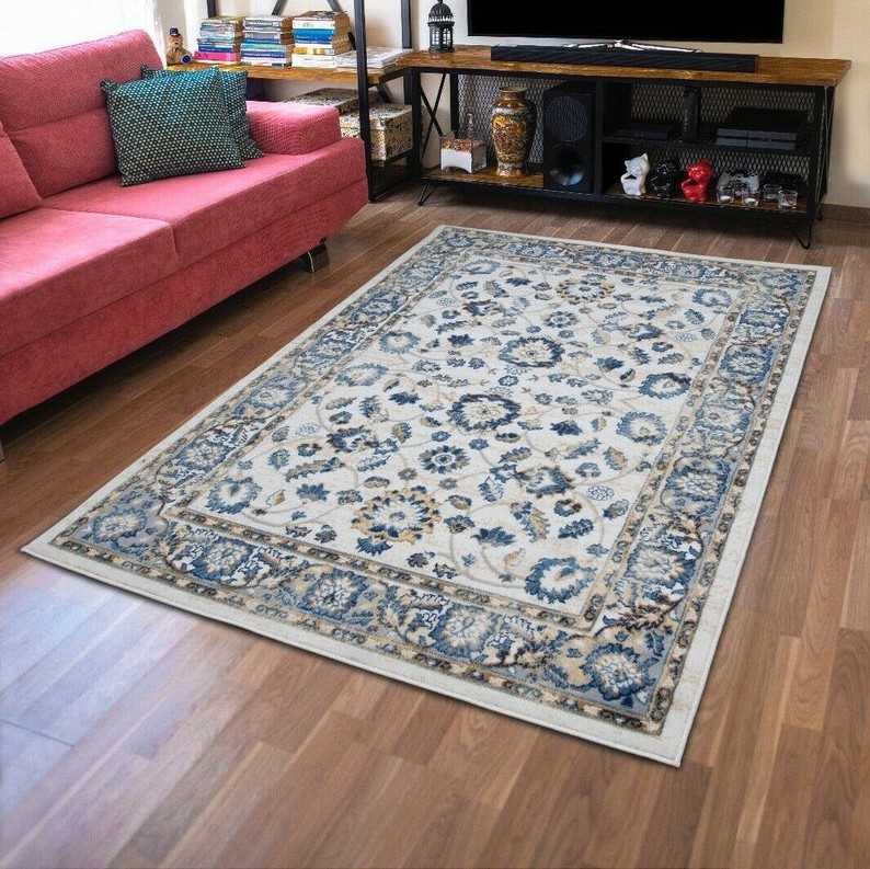 Floral Traditional Oriental Area Rug