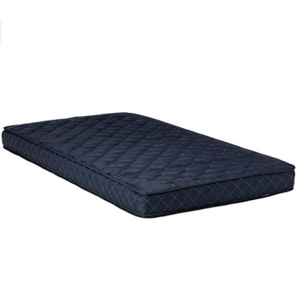 6" Navy Blue Twin Foam Mattress Covered in a Stylish Water-resistant Fabric