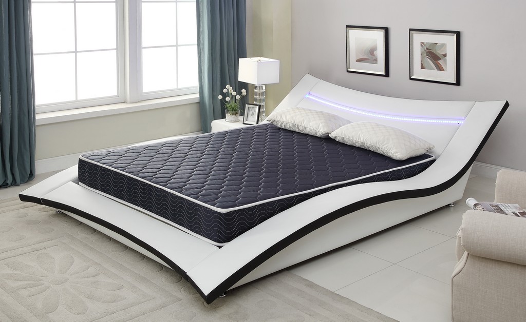 6" Navy Blue Full Foam Mattress Covered in a Stylish Waterproof Fabric