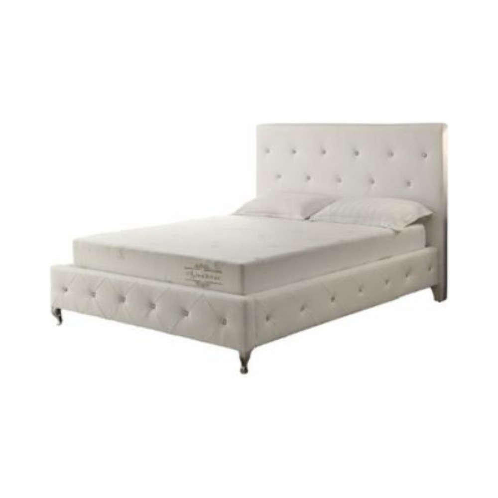 6" Queen Polyester Memory Foam Mattress Covered in a Soft Aloe Vera Fabric