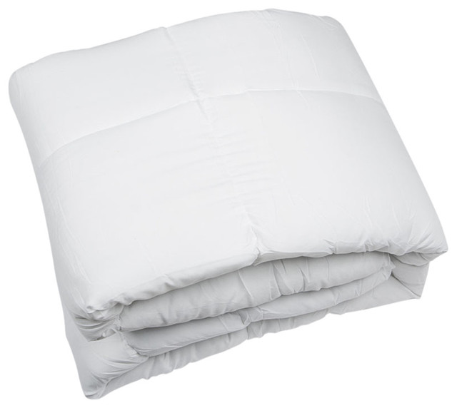88" X 88" King White Polyester Medium Warmth Down Comforter Duvet Insert