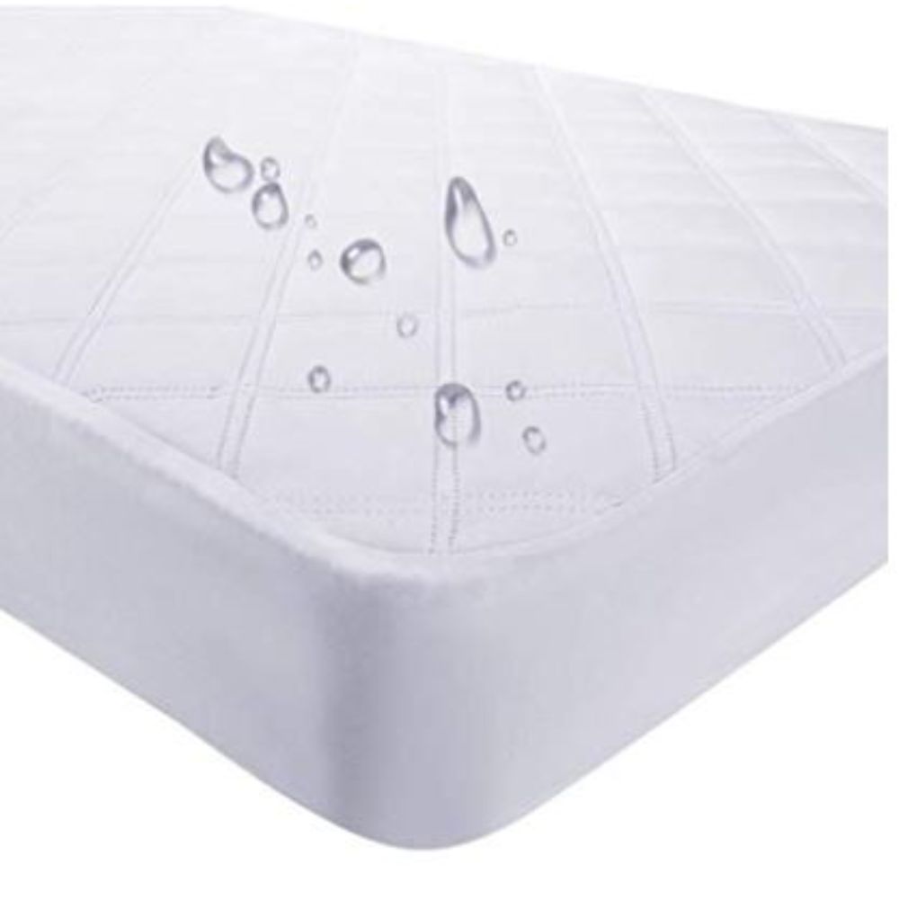 Waterproof Fitted Quilted Natural Bamboo Fiber Fabric Baby Cover Crib Mattress Protector with Pad Liner 9"