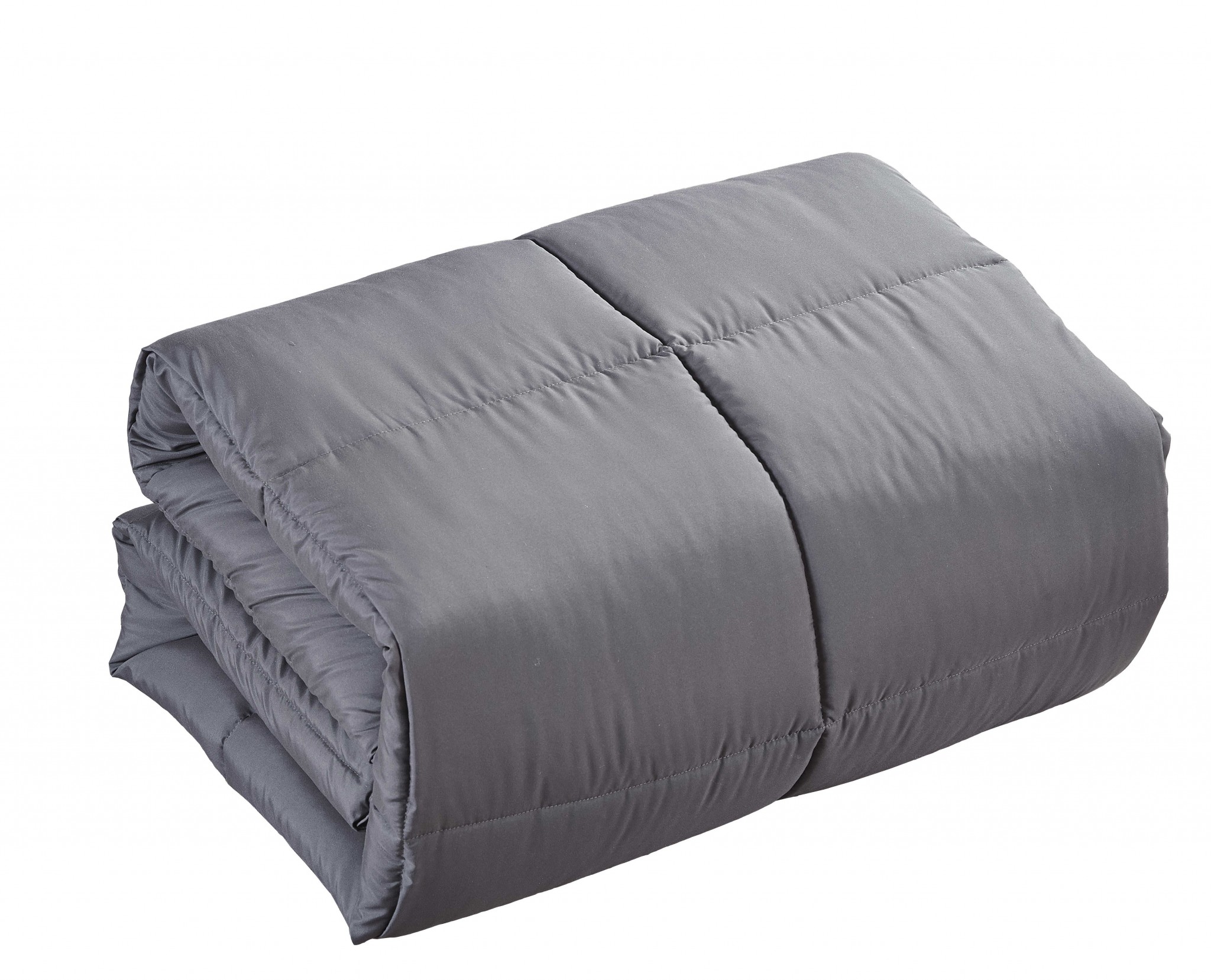 Polyester Medium Warmth Down Alternative Comforter Duvet Insert Queen (88" x 88", Grey)