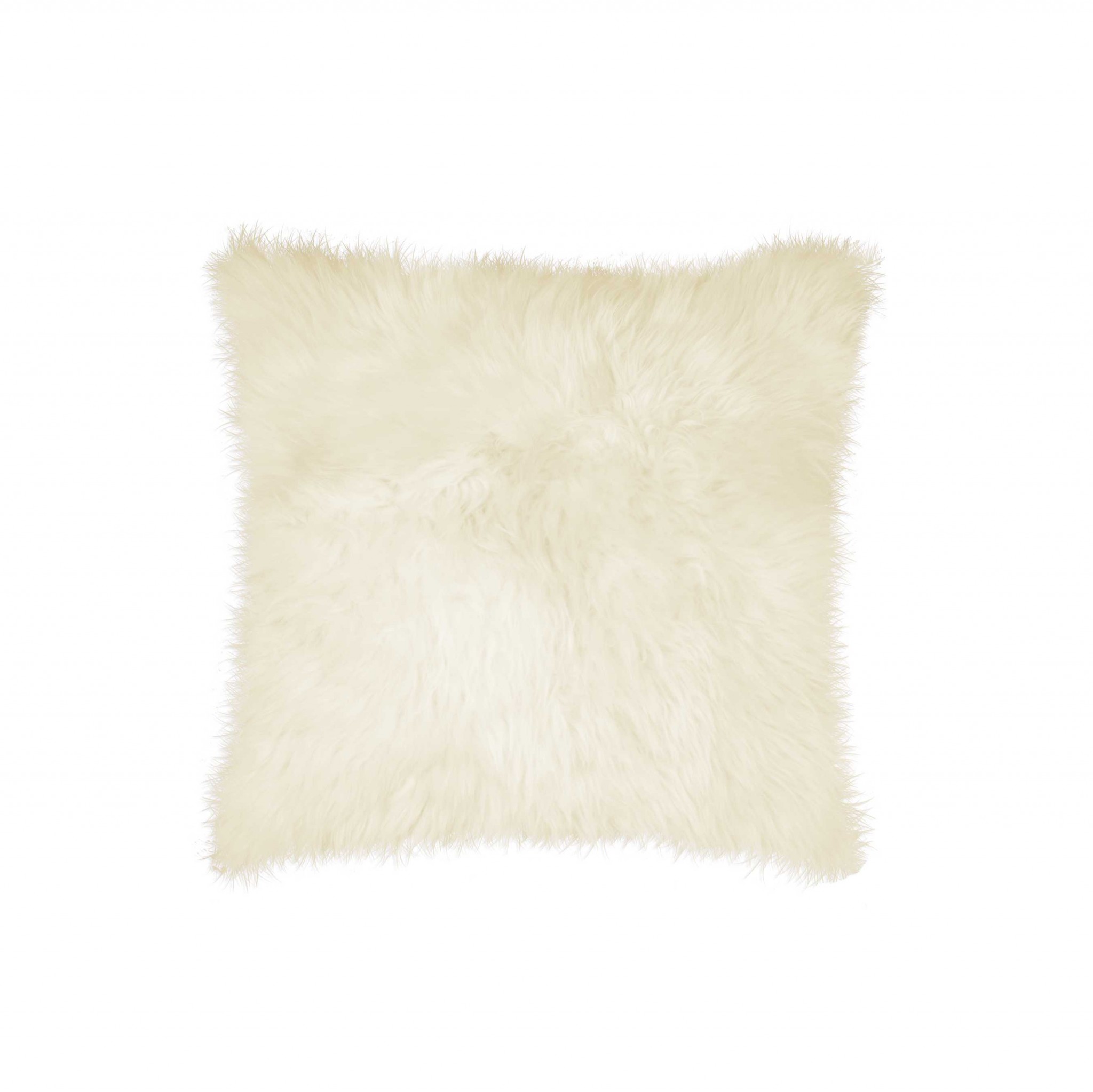 18" x 18" x 5" Natural Sheepskin - Pillow