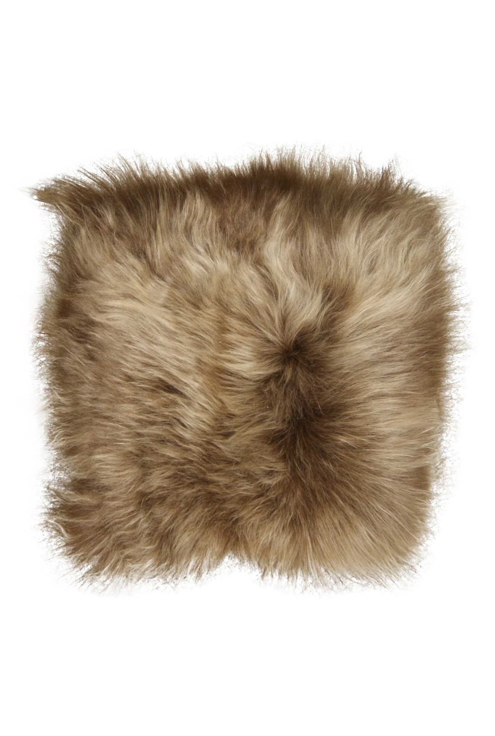 15" x 15" x 2" Fox Sheepskin Square - Chair Pad