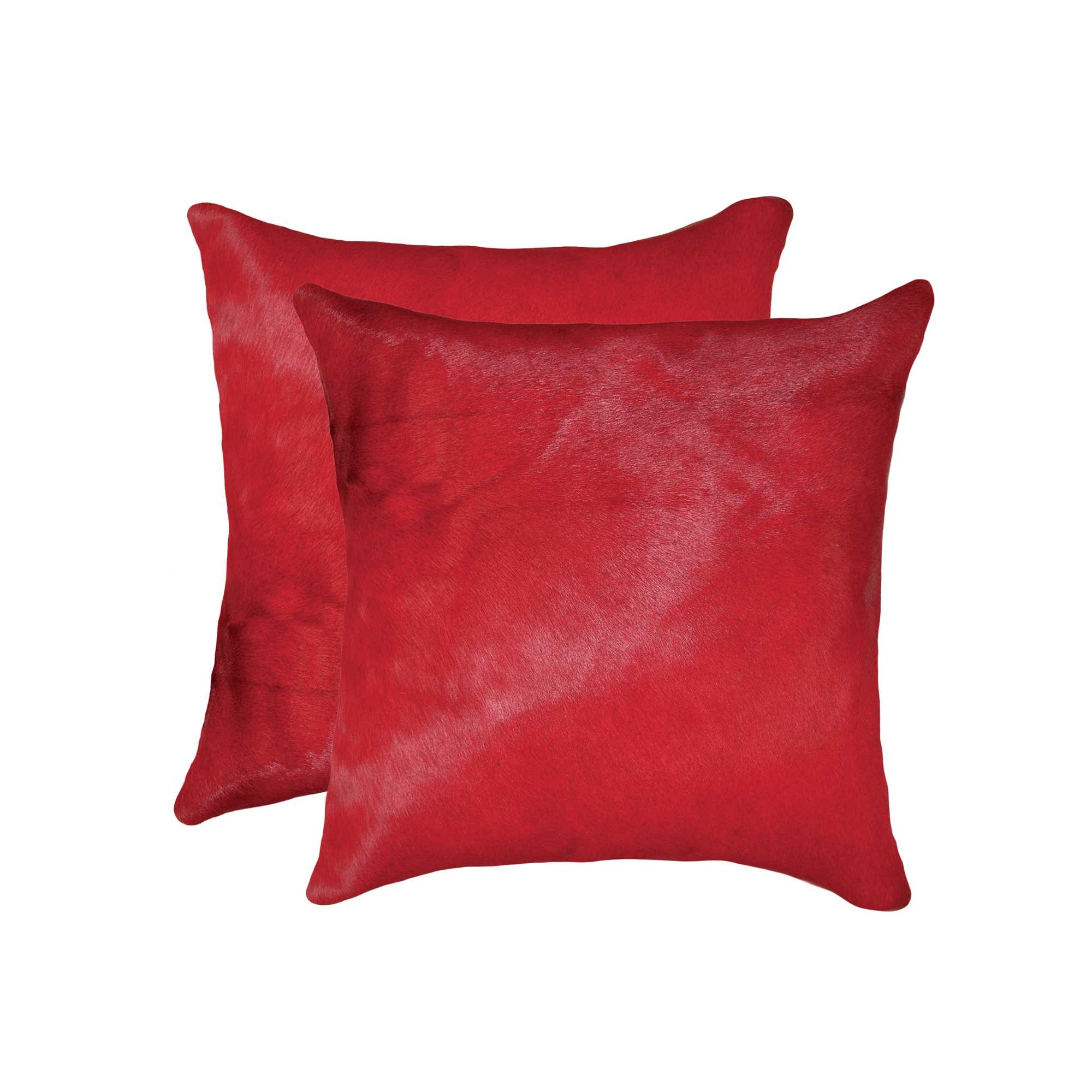 18" x 18" x 5" Wine Cowhide - Pillow 2-Pack