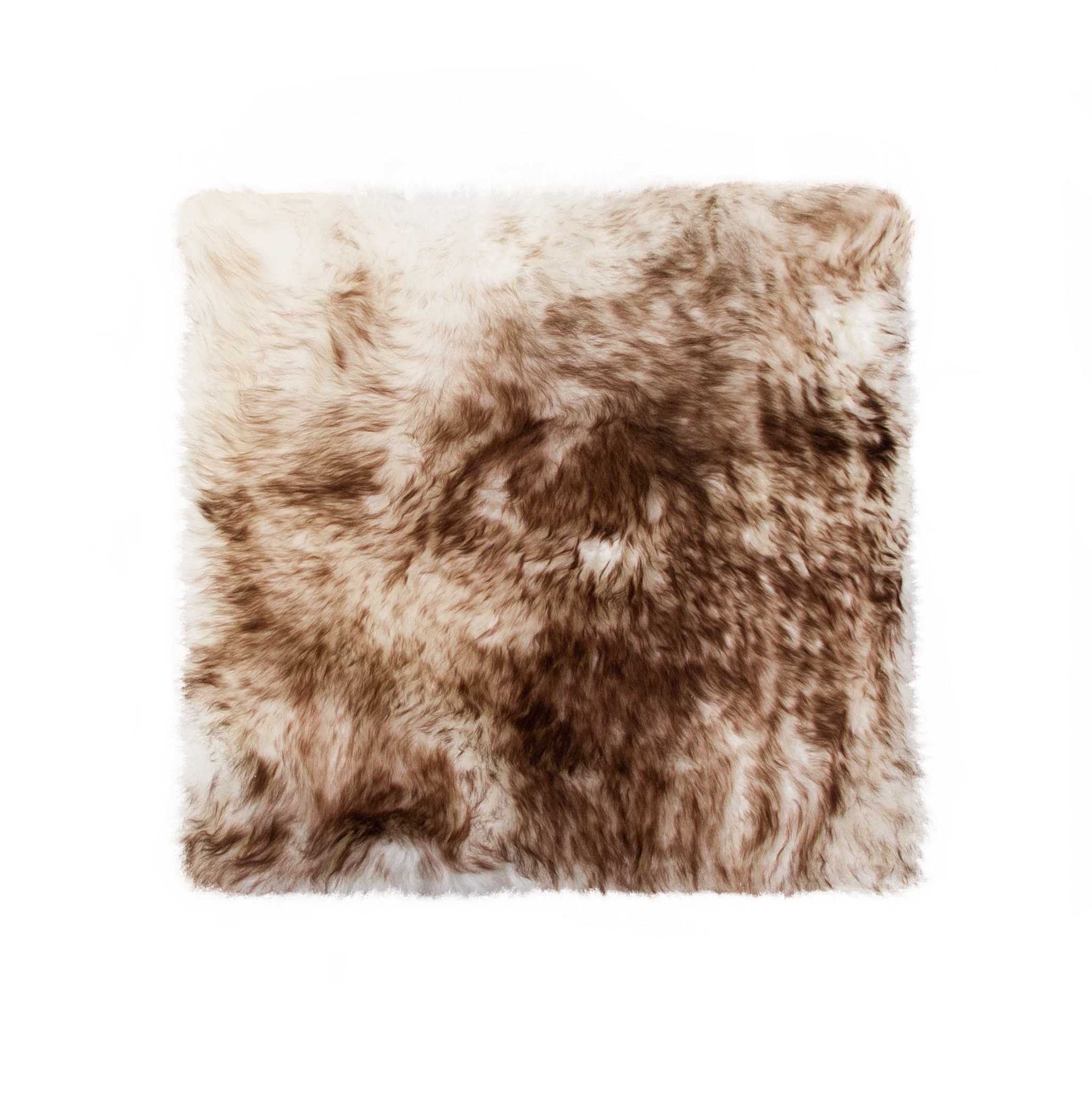 17" x 17" Gradient Chocolate, Sheepskin - Seat/Chair Cover