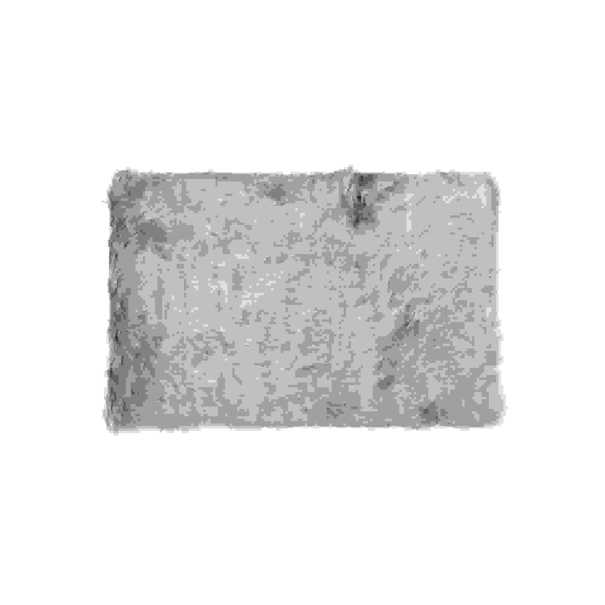 24" x 36" x 1.5" Sage Gray, Fur Sheepskin - Area Rug