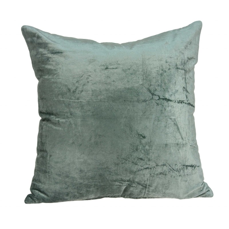 18" x 0.5" x 18" Transitional Sea Foam Solid Pillow Cover