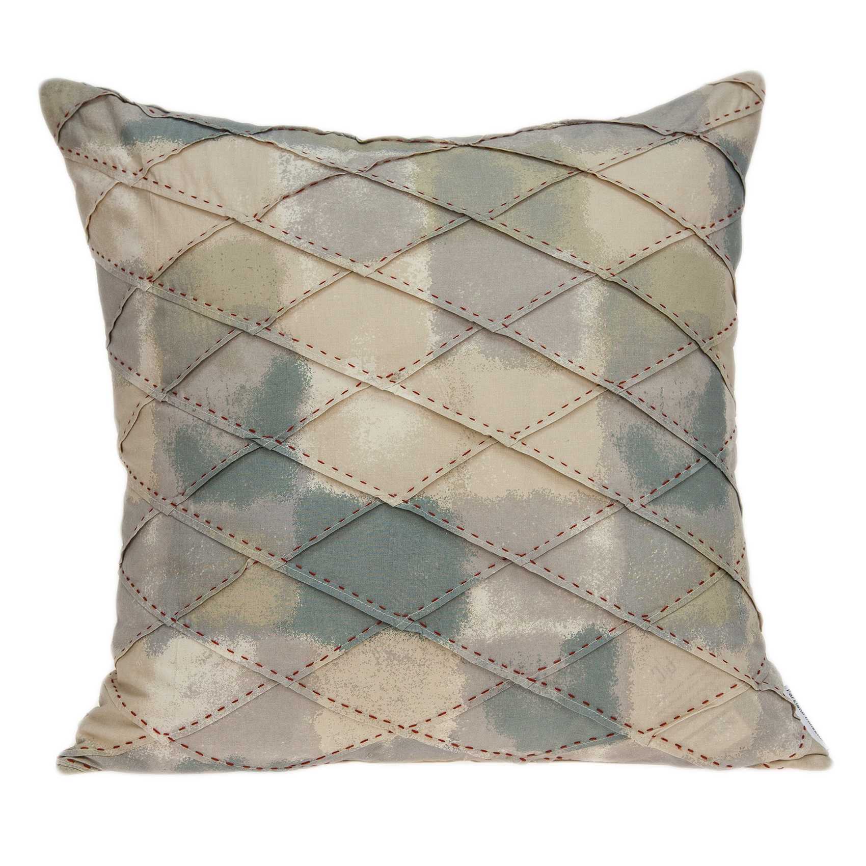 20" x 0.5" x 20" Transitional Cool Multicolor Accent Pillow Cover
