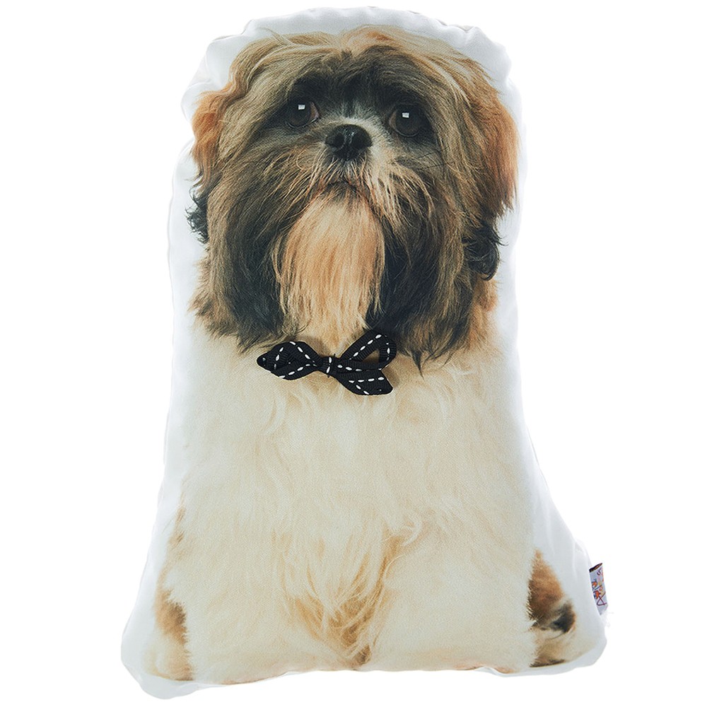 Shih Tzu Dog Shape Filled Pillow, Animal Shaped Pillow