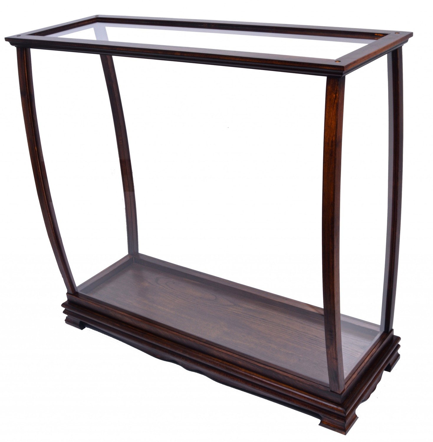 13.75" x 40" x 39.25" BrownTable Top Display Case Classic