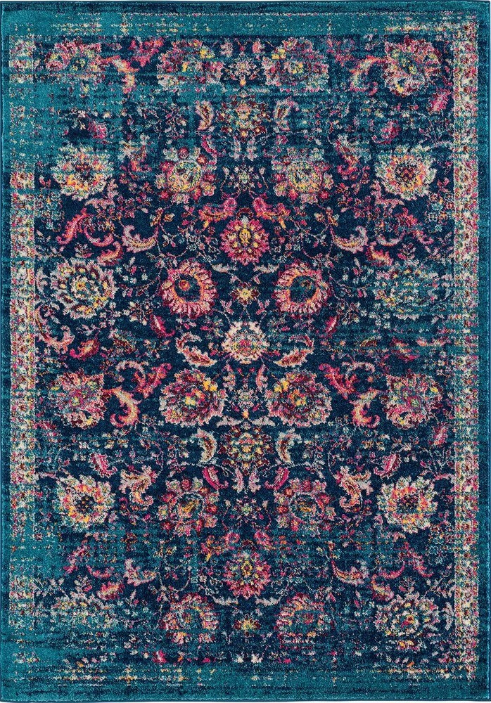 118" x 158" Blue Olefin / Frieze Rug