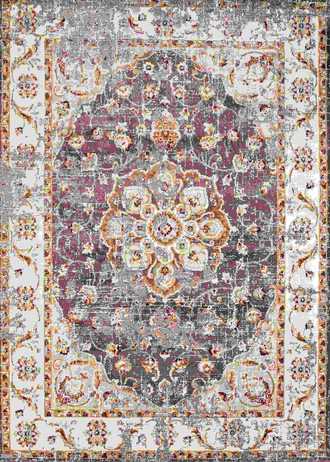 22" x 36" Taupe Olefin Accent Rug