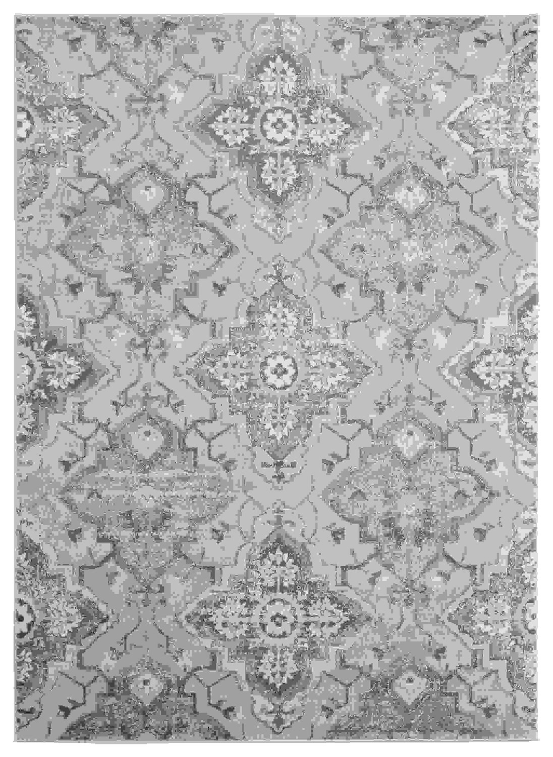 118" x 158" Blue Polyester / Olefin Oversize Rug