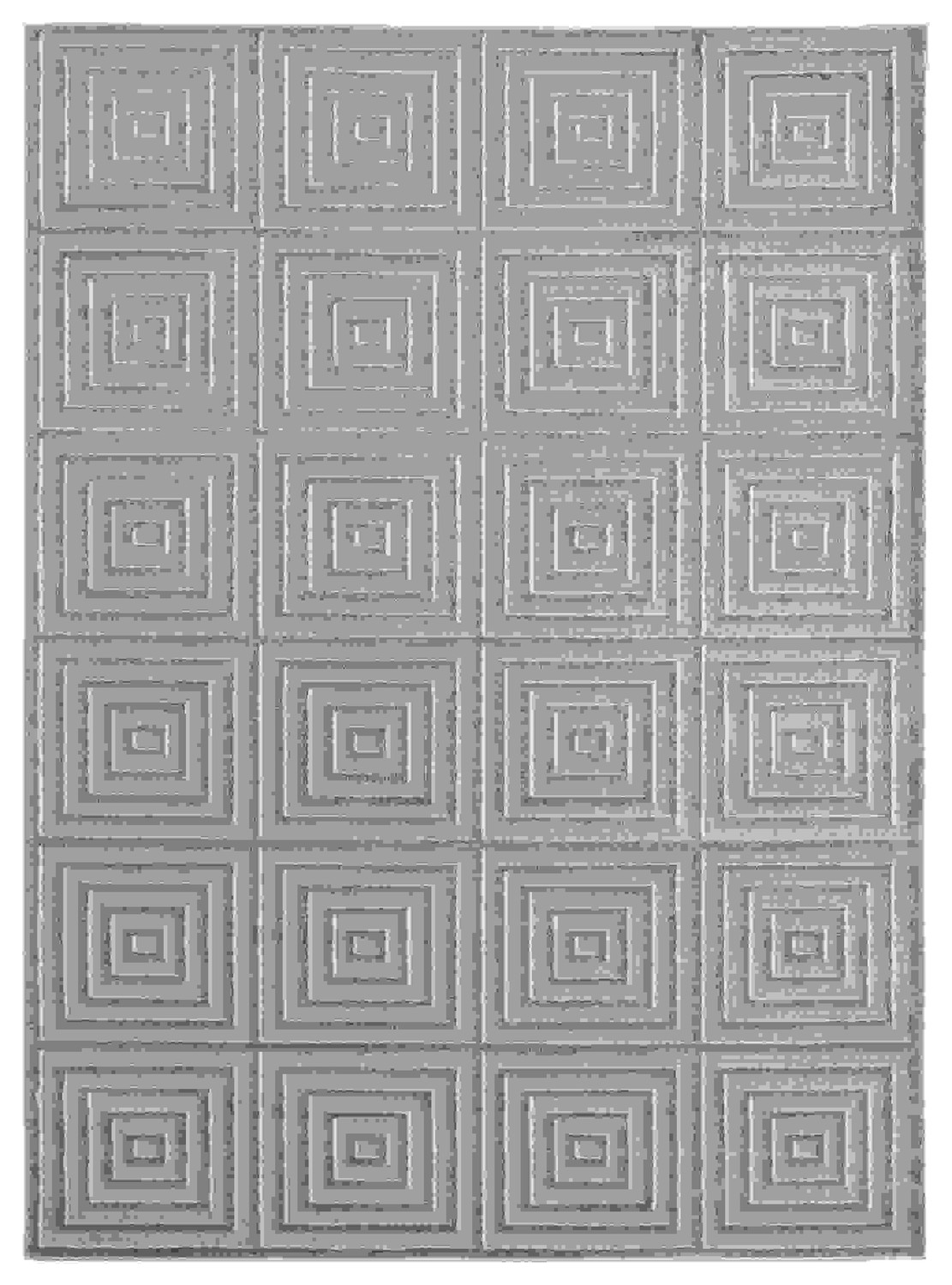 118" x 158" Blue / Grey Polyester / Olefin Oversize Rug