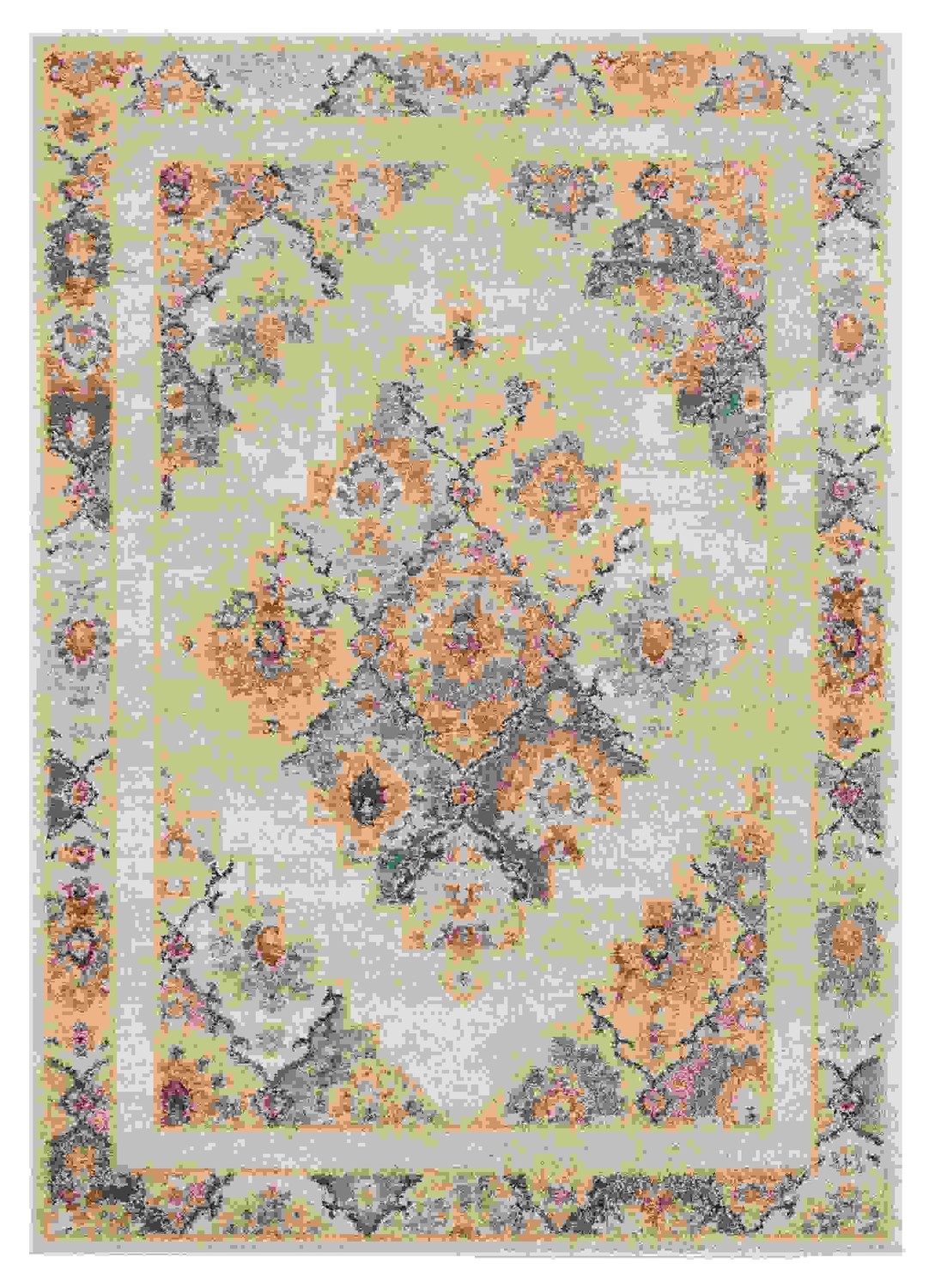 118" x 158" Cream Olefin Frieze Rug