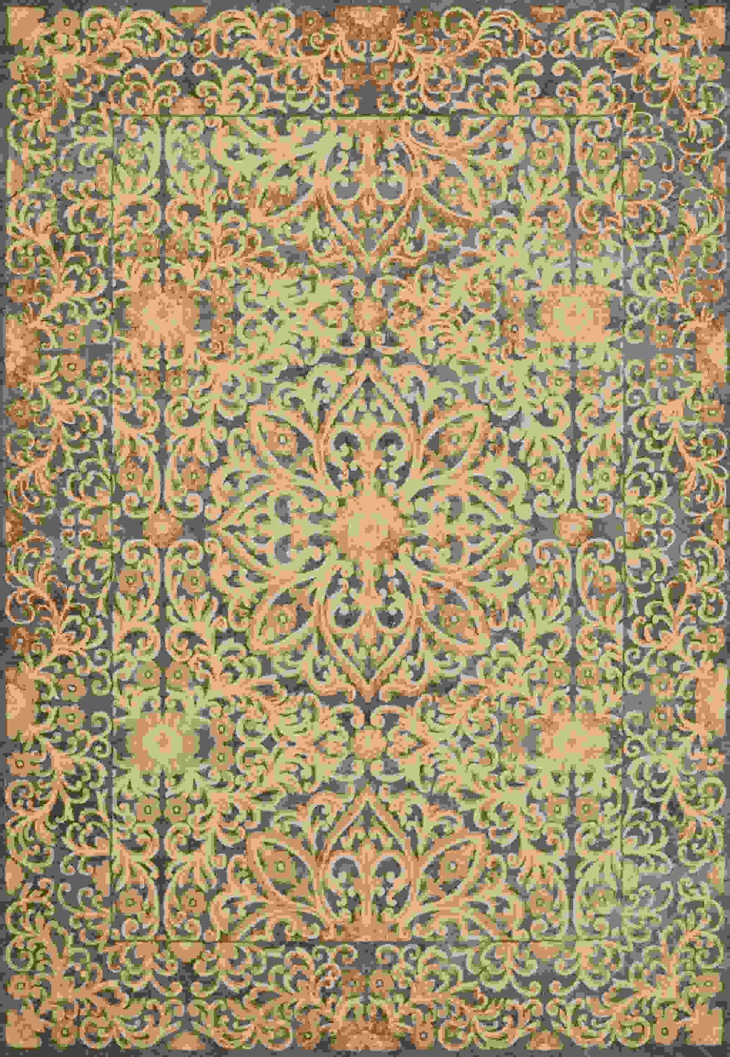 118" x 158" Seafoam Polyester / Olefin Rug