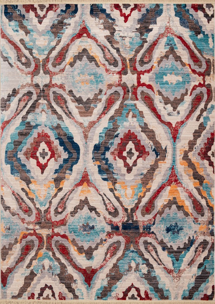 150" x 180" Multicolor Polyester Rug