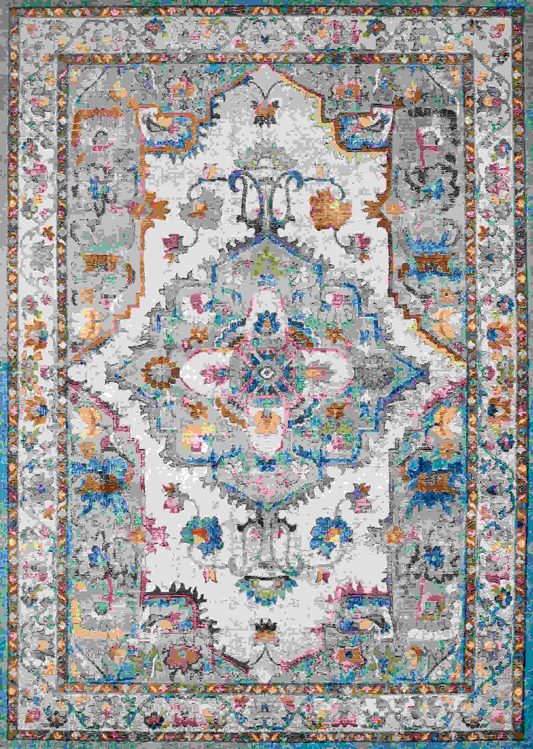 150" x 180" Cerulean Olefin / Polyester Rug