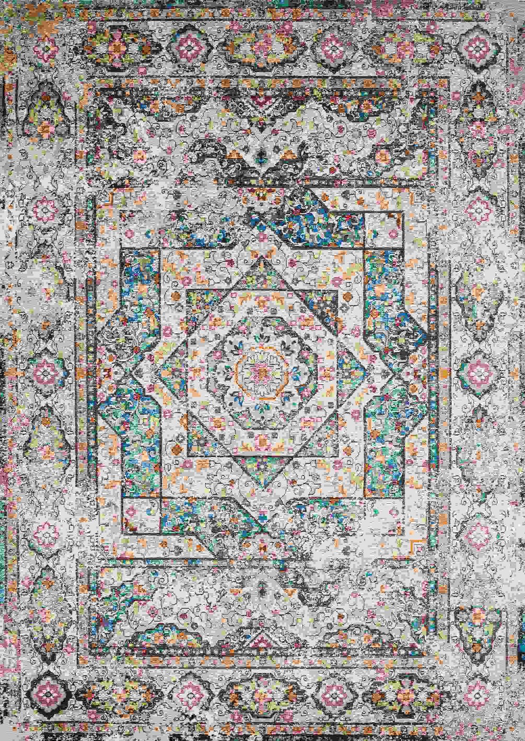 150" x 180" Multicolor Olefin / Polyester Rug