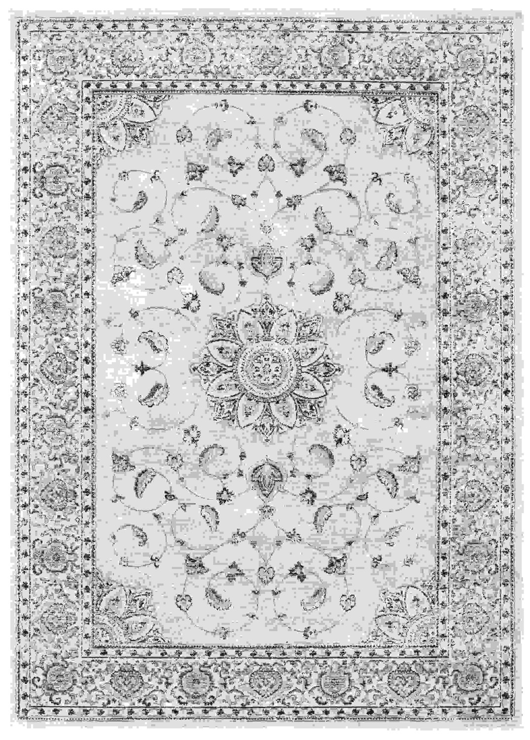 108" x 144" Sand Viscose Oversize Rug