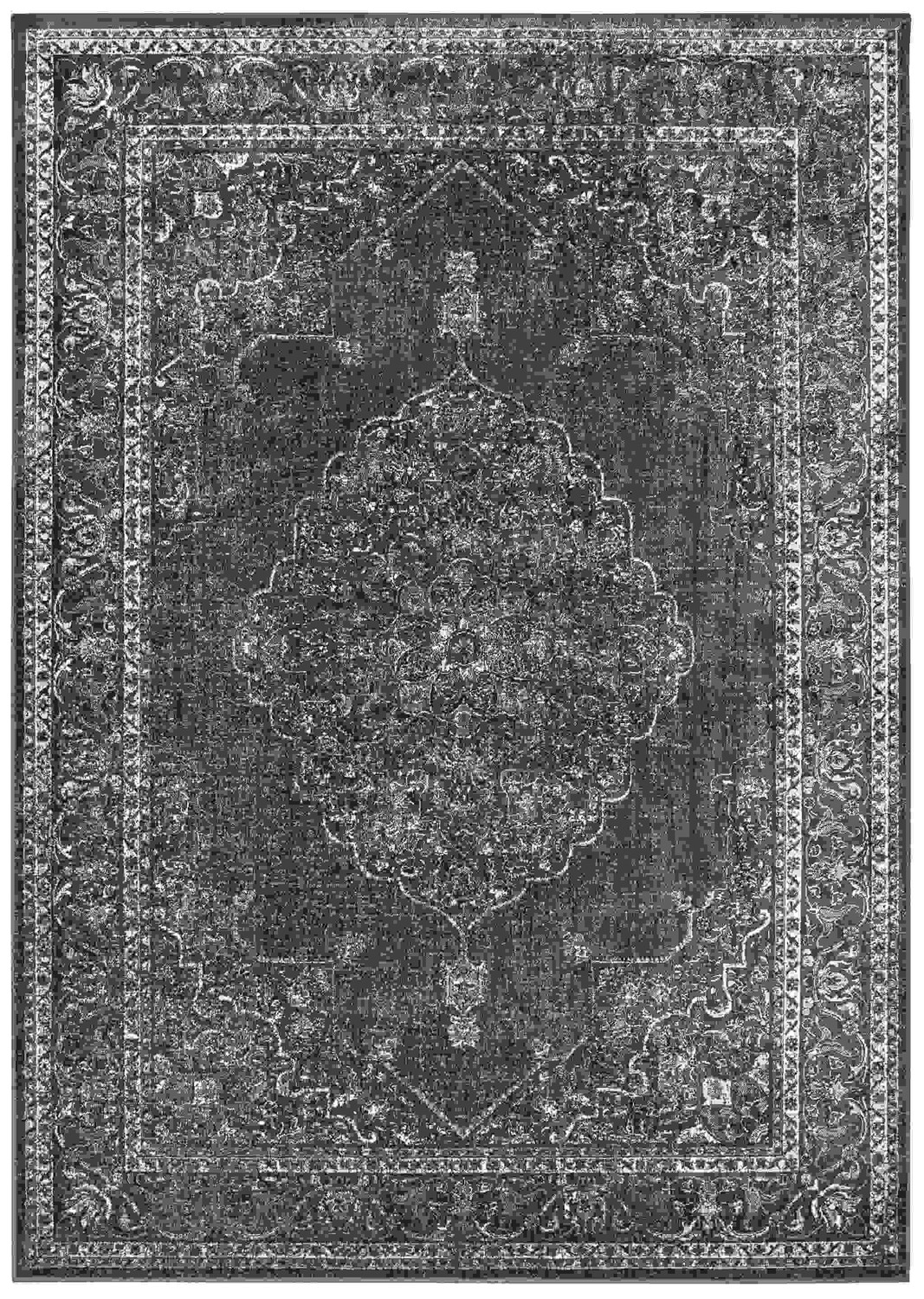 120" x 168" Smoke Viscose Oversize Rug