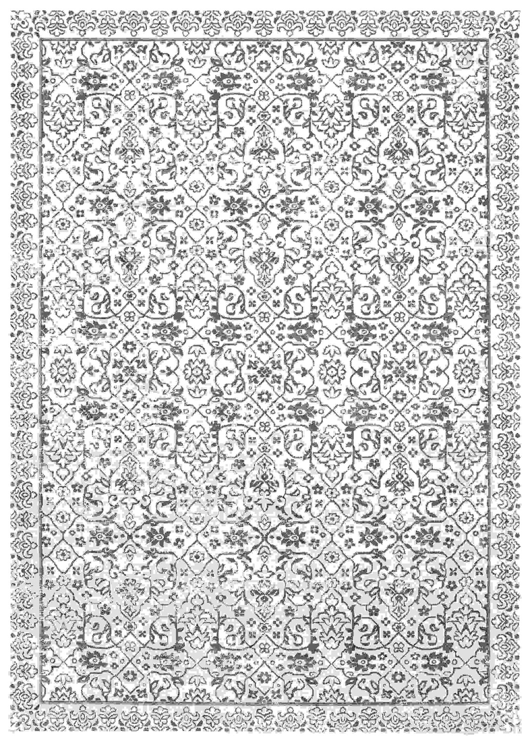 108" x 144" Smoke Viscose Oversize Rug