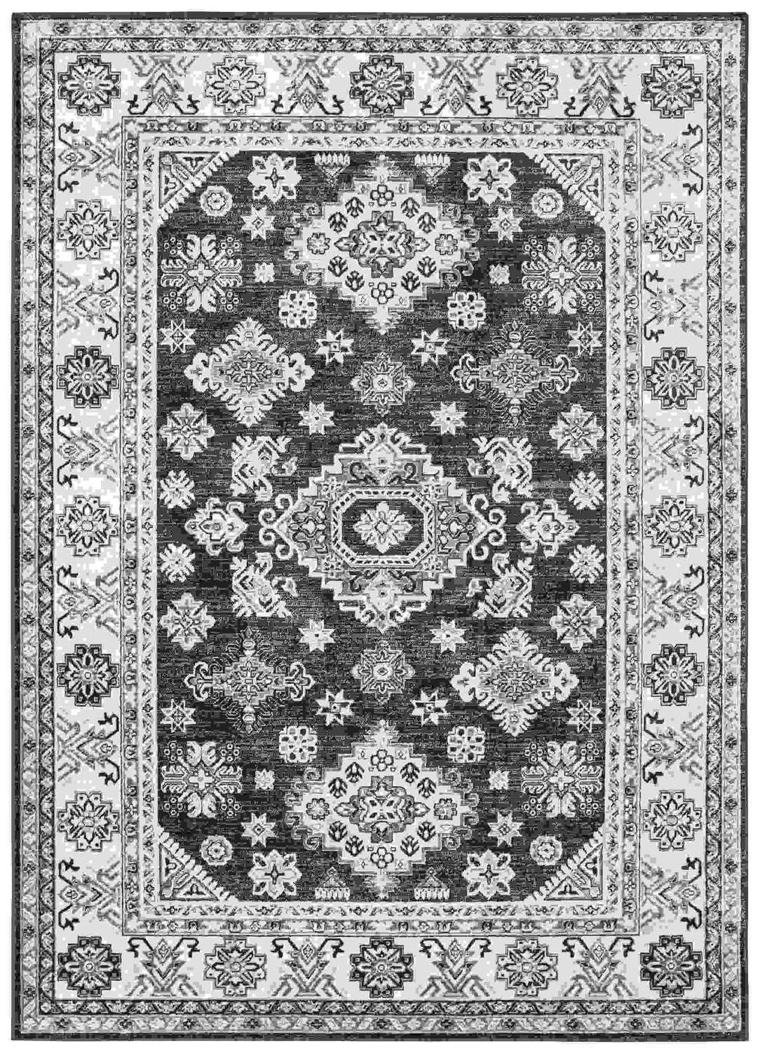 120" x 168" Smoke Viscose Oversize Rug