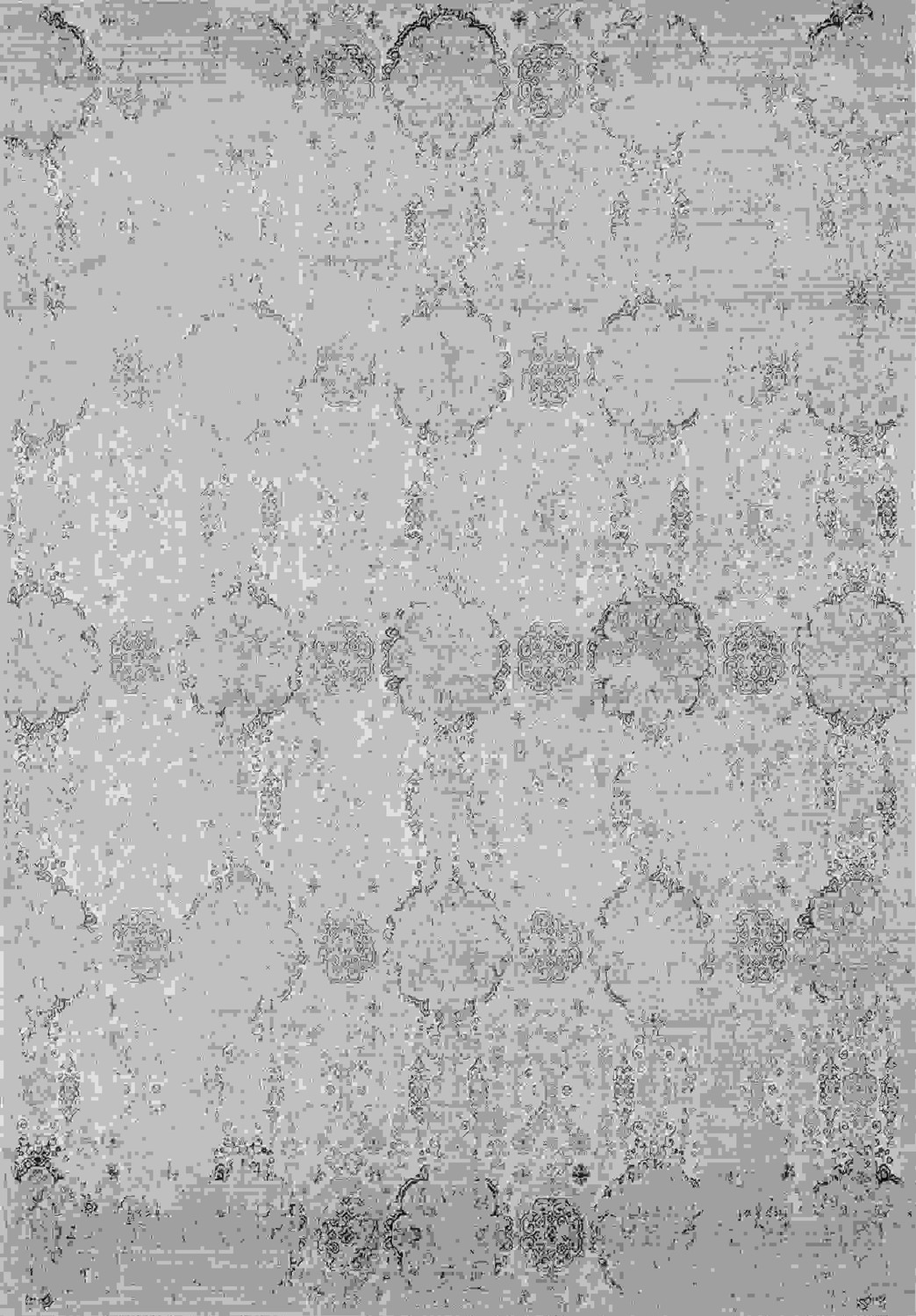 150" x 188" Light Taupe Polyester Rug