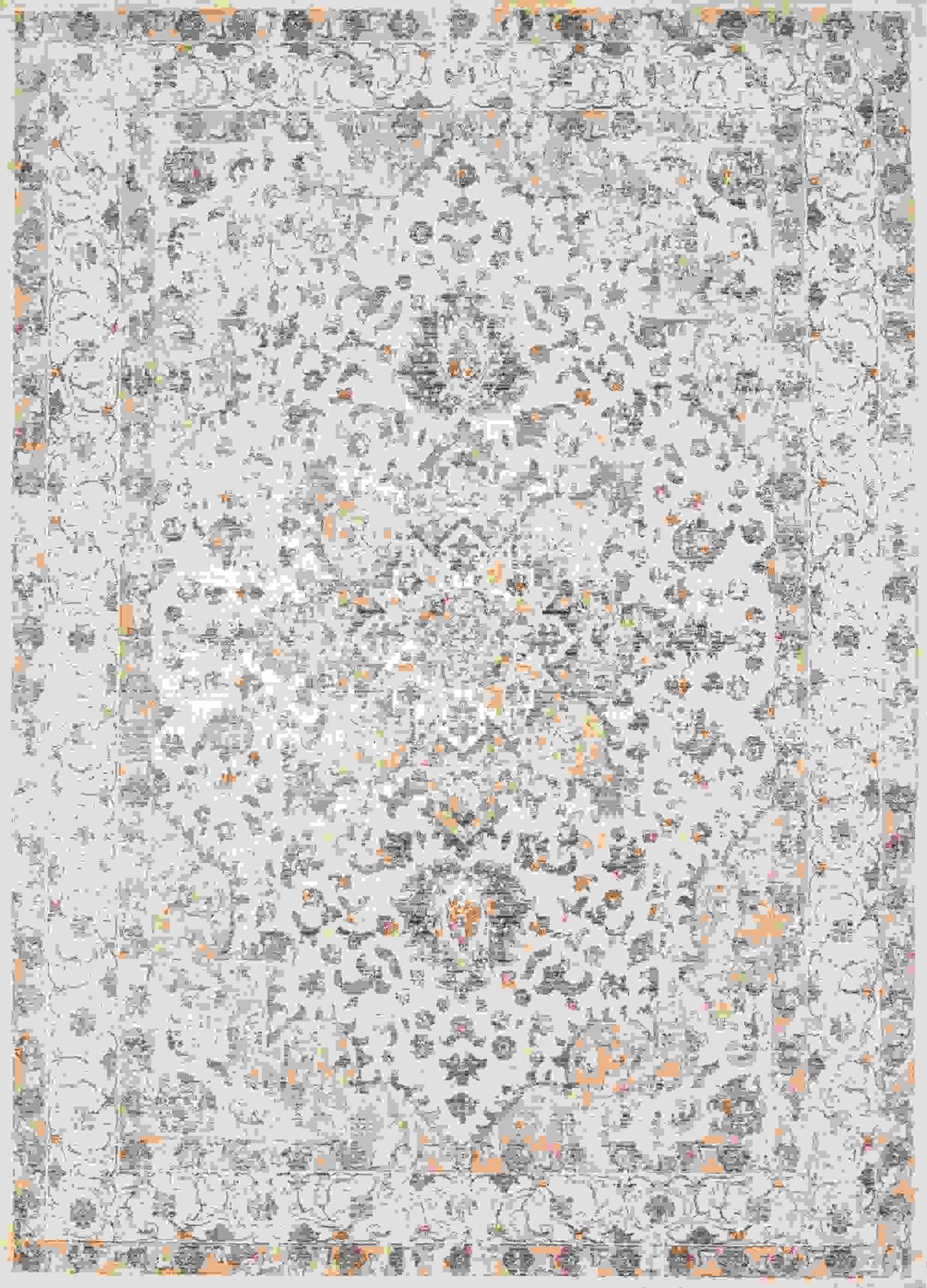 118" x 158" Bone Polyester Rug