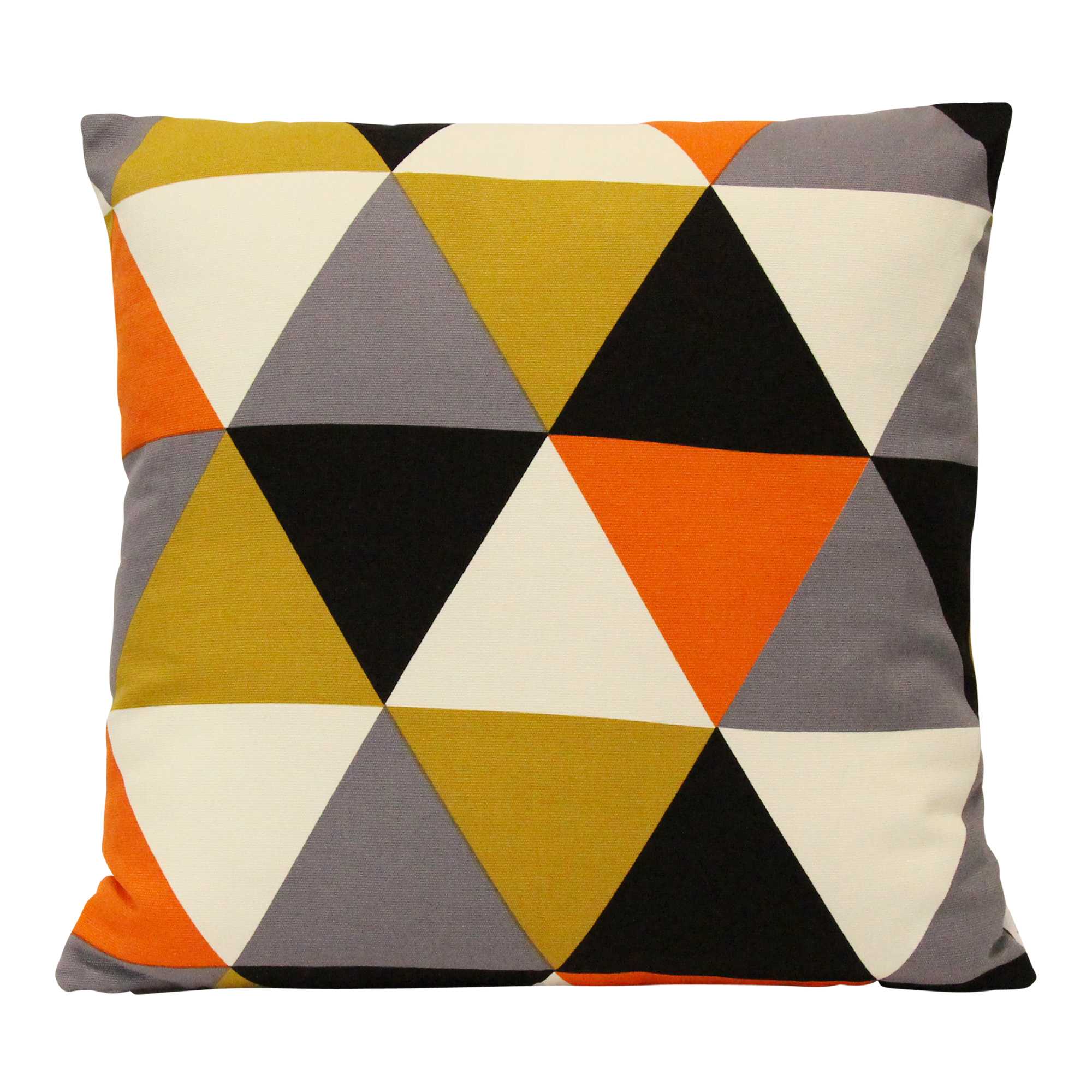 Triangle Cotton Square Indoor / Outdoor Pillow