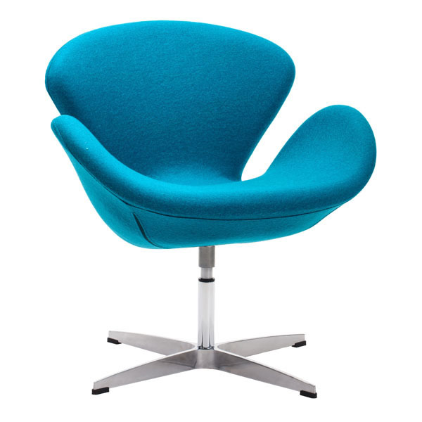 28" X 26.8" X 30" Blue Island Arm Chair