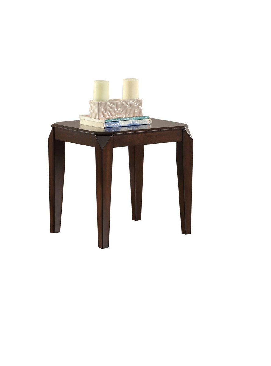 23" X 23" X 23" Walnut Poplar Wood End Table