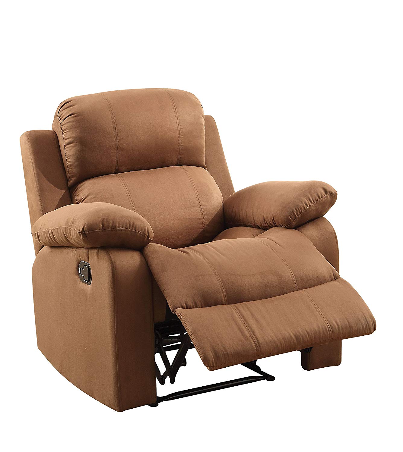 36" X 36" X 41" Chocolate Microfiber Recliner