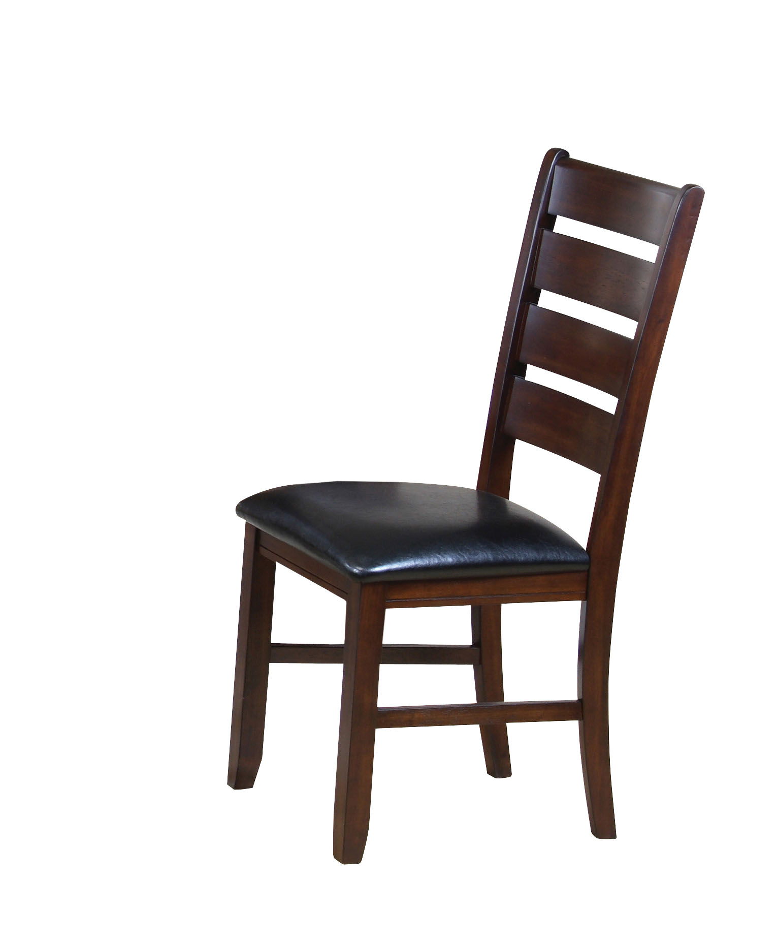 23" X 20" X 40" 2pc Black And Cherry Side Chair