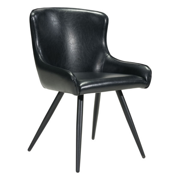 20.5" X 22.8" X 32.7" Black Dining Chair