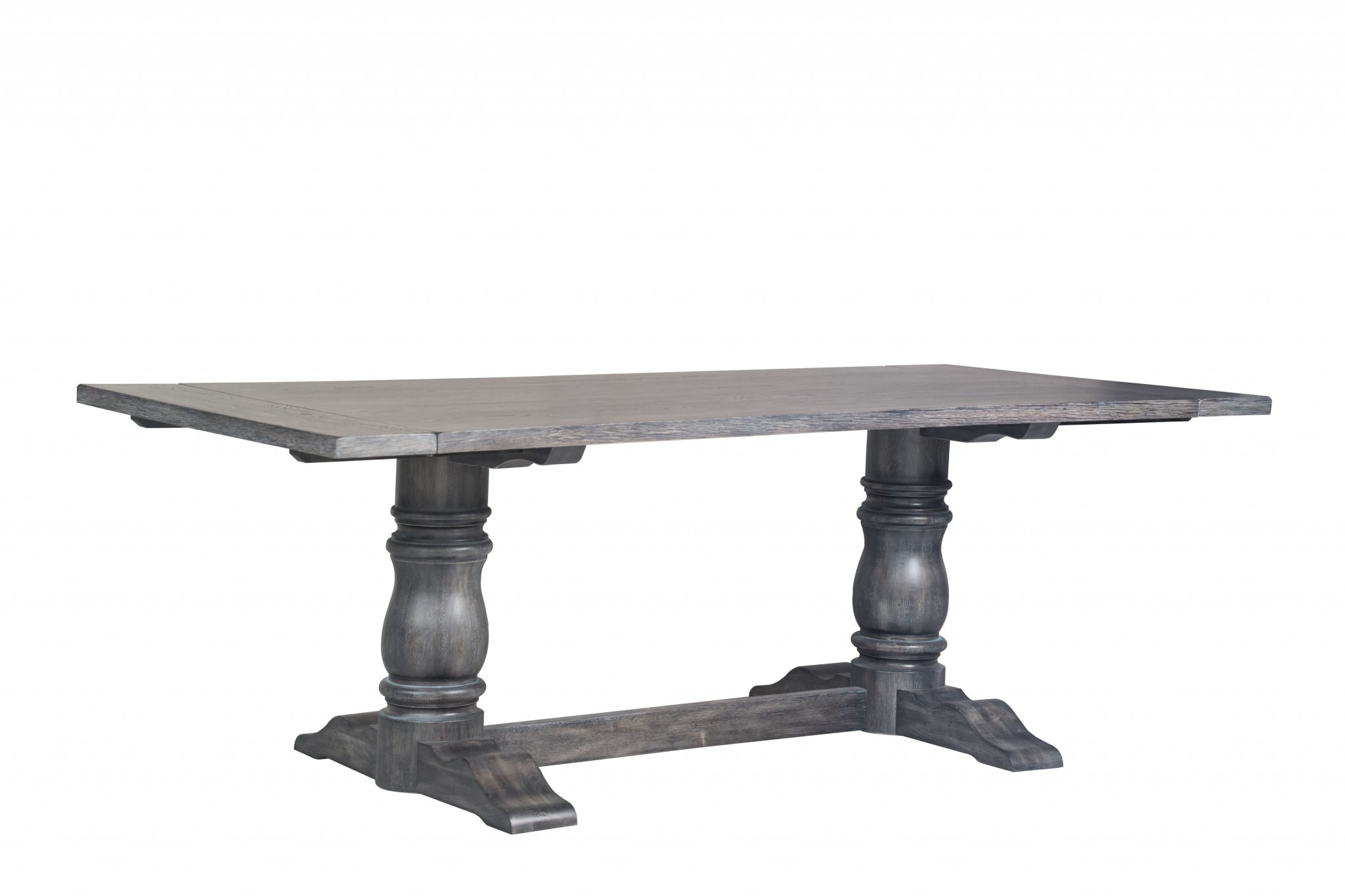 88" X 40" X 30" Weathered Gray Dining Table