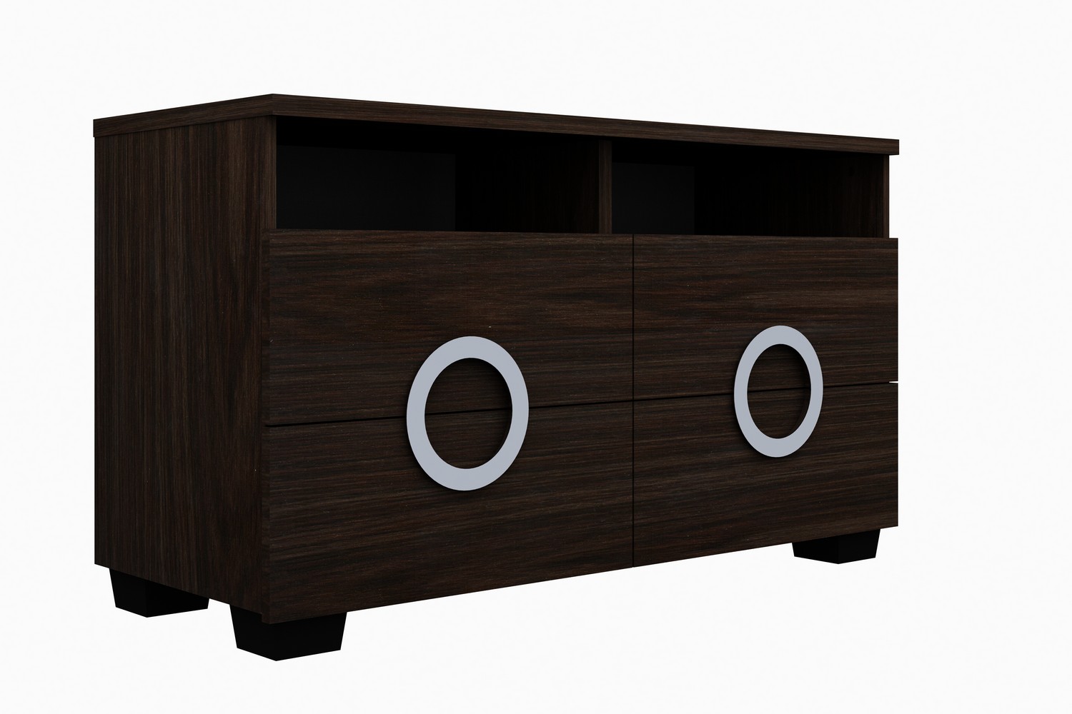 27" Refined Wenge Gloss TV Entertainment Unit