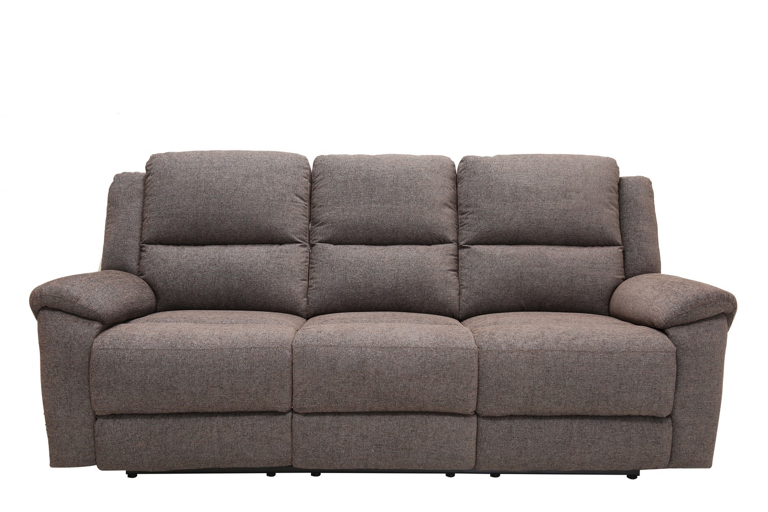 39" Modern Grey Fabric Power Reclining Sofa