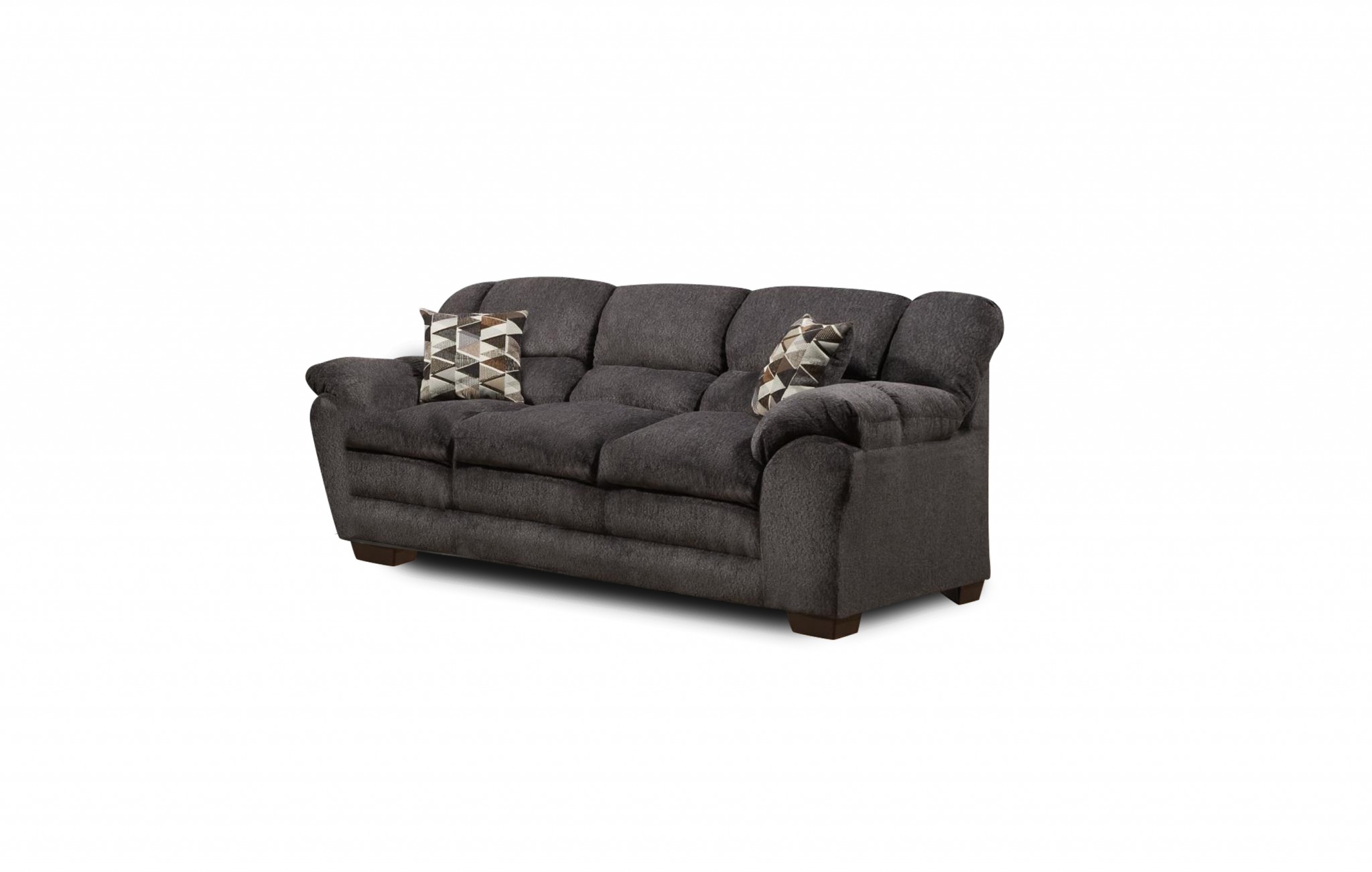 89" X 39" X 39" Osaka Charcoal 100% Polyester Sofa