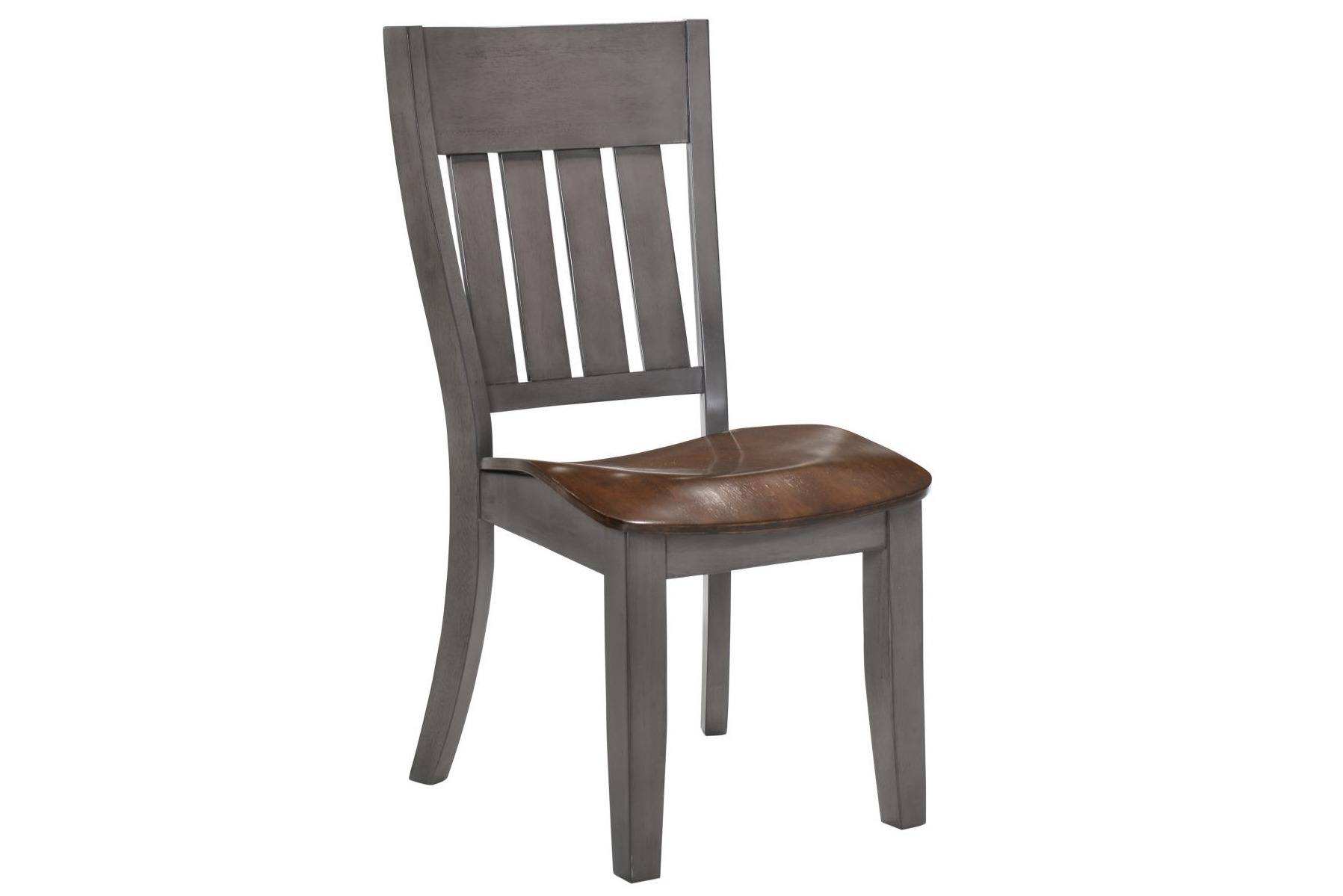 23" X 19" X 39" Grey Cinnamon Hardwood Side Chair