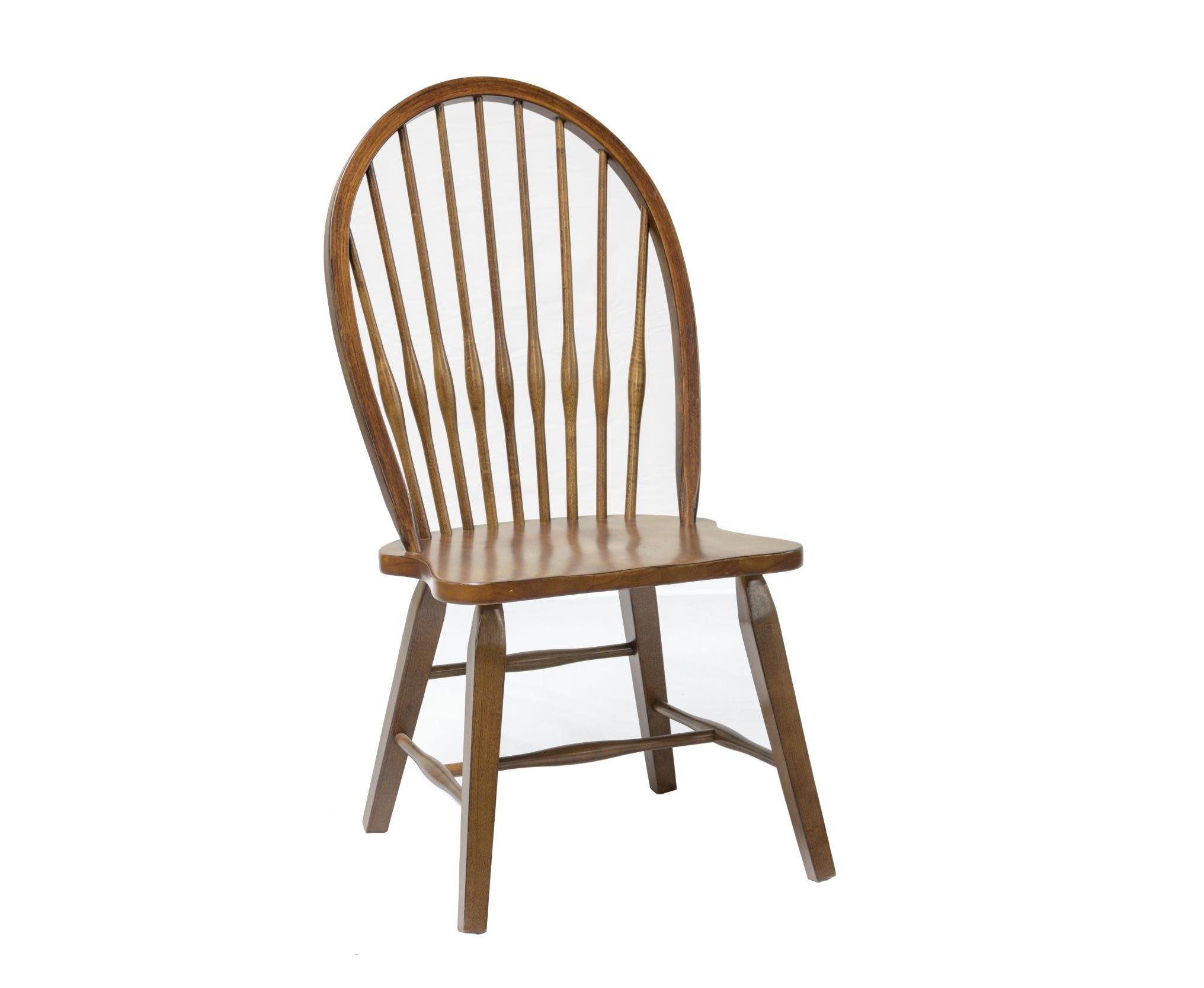 20" X 21.5" X 41" Tobacco Hardwood Summerwood Side Chair