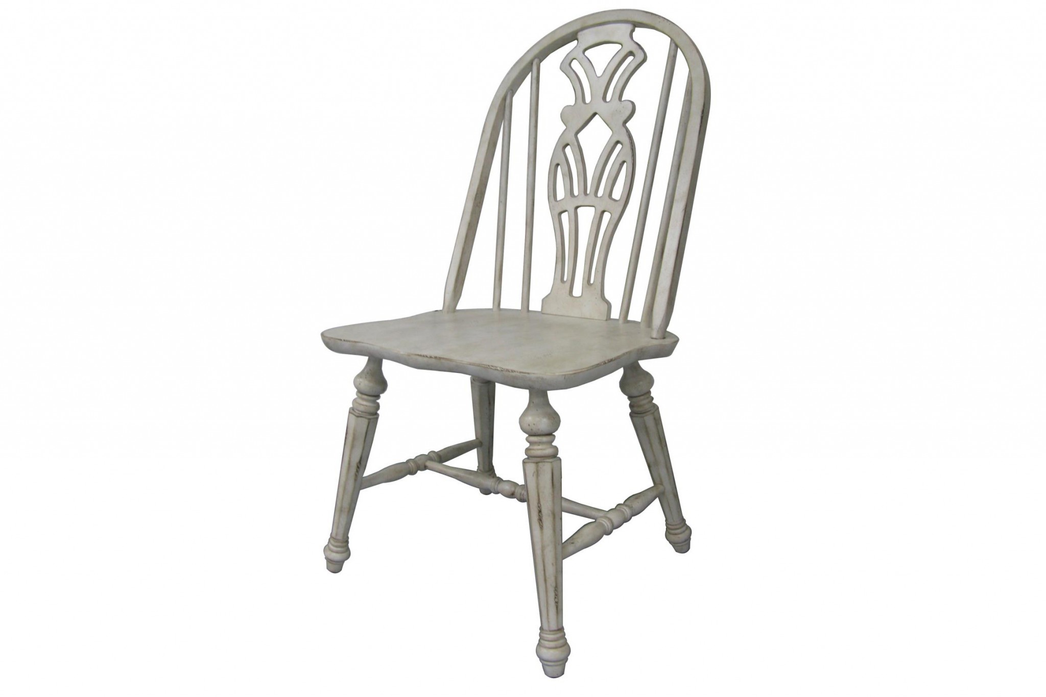 22" X 22" X 41" Vintage Estates Hardwood Dining Height Side Chair