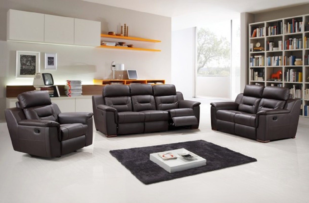 200" X 123" X 123" Brown Sofa Set